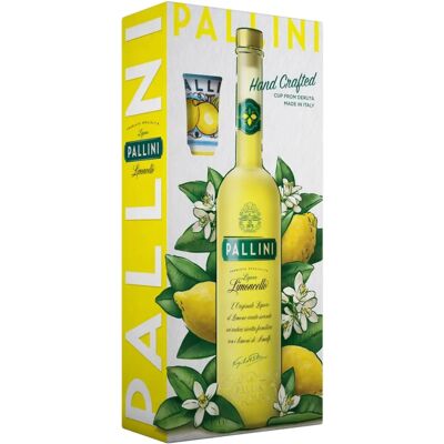 Pallini Limoncello - Citron Sfusato - Coffret Cadeau - Liqueur - Publicité Pallini Limoncello - Citron Sfusato - Coffret Cadeau - Liqueur - Publicité
