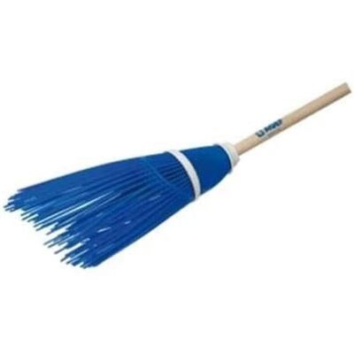 AGEF Scopa in polipropilene blu per esterni - 18x57x57 cm - Durevole e italiana AGEF Scopa in polipropilene blu per esterni - 18x57x57 cm - Durevole e italiana