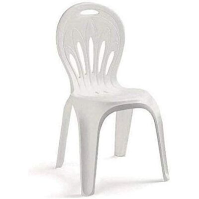 Silla de jardín Stella Monobloc - Blanco Silla de jardín Stella Monobloc - Blanco