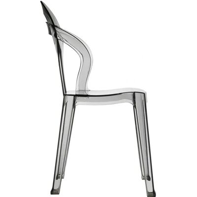 Chaise Moderne Transparente TITI - Légère, Empilable, Intérieur/Extérieur - Publicité Chaise Moderne Transparente TITI - Légère, Empilable, Intérieur/Extérieur - Publicité