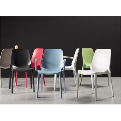 Fauteuil Ginevra Scab - Bleu clair - Intérieur & extérieur - Publicité Fauteuil Ginevra Scab - Bleu clair - Intérieur & extérieur - Publicité