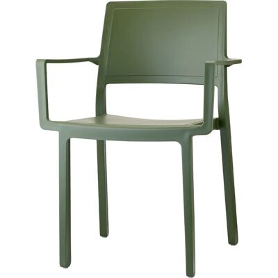 Sedia da esterno SCAB Kate - Verde - Impilabile - Arredo da giardino Sedia da esterno SCAB Kate - Verde - Impilabile - Arredo da giardino