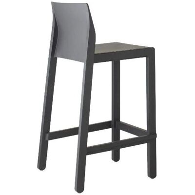 GBSHOP H.65 Tabouret Empilable Intérieur/Extérieur Antracite - Publicité GBSHOP H.65 Tabouret Empilable Intérieur/Extérieur Antracite - Publicité