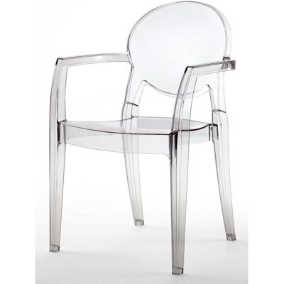 IGLOO - S-CAB - Przeźroczysty Szary - Chair IGLOO - S-CAB - Przeźroczysty Szary - Chair