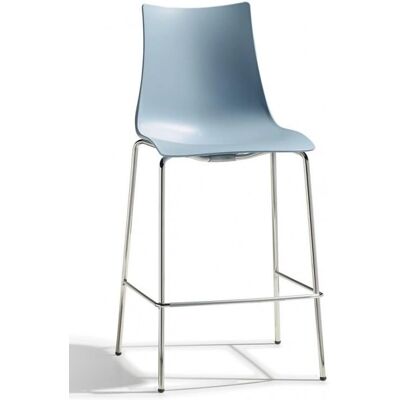GBSHOP - Set 2 Sgabelli Zebra - Azzurro - H65 - Bar Stool GBSHOP - Set 2 Sgabelli Zebra - Azzurro - H65 - Bar Stool
