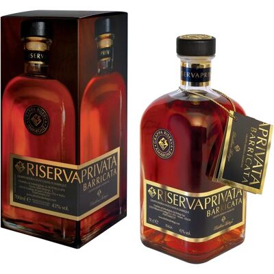 Bottega Grappa Riserva Privata Barricata 43% 0,7l + Giftbox Bottega Grappa Riserva Privata Barricata 43% 0,7l + Giftbox