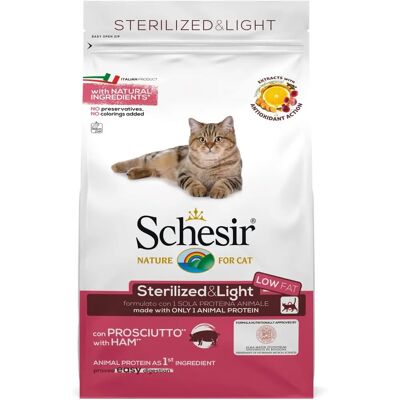 Schesir Macska Sterilized & Light - Macskatáplálék Schesir Macska Sterilized & Light - Macskatáplálék