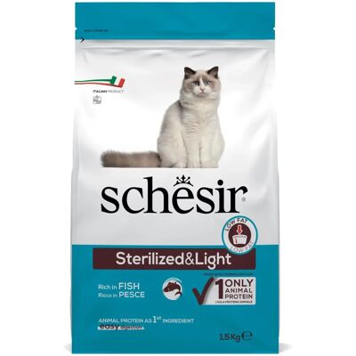 Schesir Pesce Sterilizzato - Crocchette per gatti Schesir Pesce Sterilizzato - Crocchette per gatti