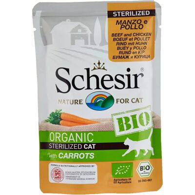 Cibo biologico per gatti Schesir - 85g Cibo biologico per gatti Schesir - 85g