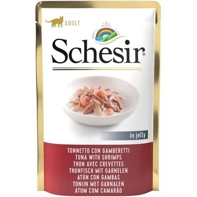 Schesir Tonno con Gamberetti - Cibo per gatti Schesir Tonno con Gamberetti - Cibo per gatti