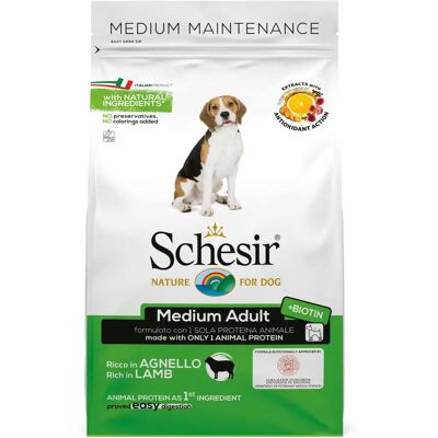 Schesir Cane Adulto Medio Agnello - Cibo per cani Schesir Cane Adulto Medio Agnello - Cibo per cani