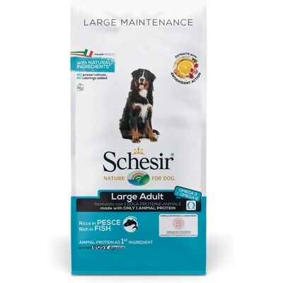 Schesir Grandes Raças Peixe - Ração para cães - 12 KG Schesir Grandes Raças Peixe - Ração para cães - 12 KG