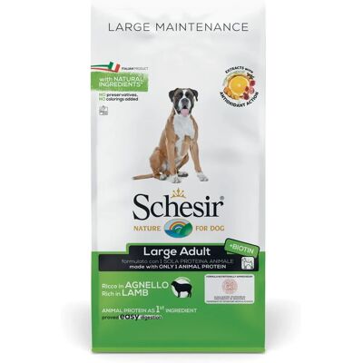 Schesir Agnello per Razze Grandi - Cibo per Cani - 12 KG Schesir Agnello per Razze Grandi - Cibo per Cani - 12 KG