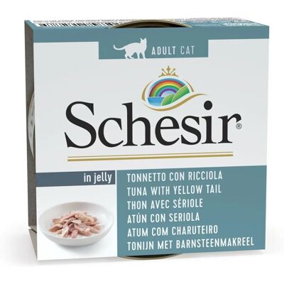 Schesir Tonijn met Gele Staart - Natvoer voor katten - 85 g Schesir Tonijn met Gele Staart - Natvoer voor katten - 85 g