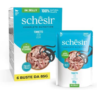 Schesir Katzenfutter Thunfisch Gelatine 6x85g Schesir Katzenfutter Thunfisch Gelatine 6x85g
