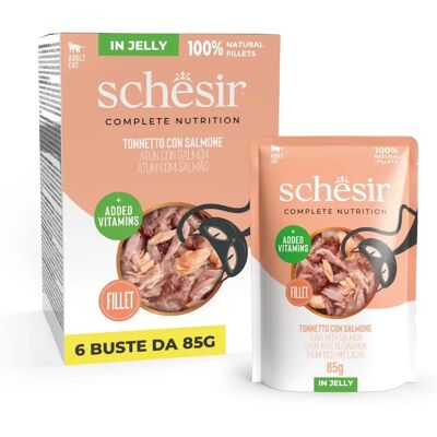 Schesir macskaeledel - Különböző ízek zselében - 6x85g Schesir macskaeledel - Különböző ízek zselében - 6x85g