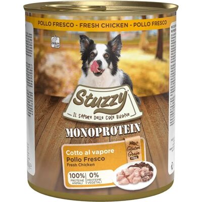 Cibo umido Monoproteico Stuzzy - 800g, Pollo, Ipoallergenico Cibo umido Monoproteico Stuzzy - 800g, Pollo, Ipoallergenico