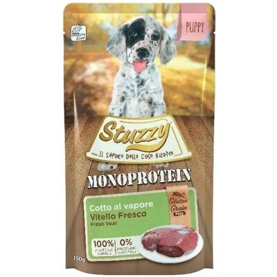 Agras Pet Foods Stuzzy Monoprotein Cucciolo Vitello - Cibo umido per cani Agras Pet Foods Stuzzy Monoprotein Cucciolo Vitello - Cibo umido per cani