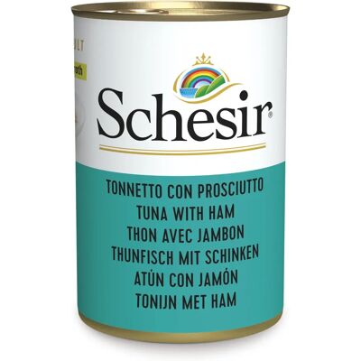 Whitebridge Pet Brands Schesir Thunfisch & Schinken Dose für Katzen - Erwachsener Whitebridge Pet Brands Schesir Thunfisch & Schinken Dose für Katzen - Erwachsener