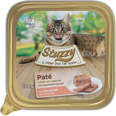 Stuzzy Kat Paté met Zalm 100g - Kattenvoer Stuzzy Kat Paté met Zalm 100g - Kattenvoer