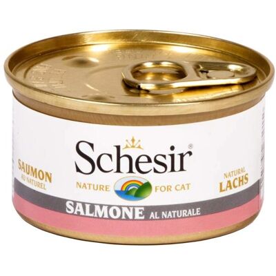 Schesir Zalm Natuurlijk - 85g Natvoer voor katten Schesir Zalm Natuurlijk - 85g Natvoer voor katten