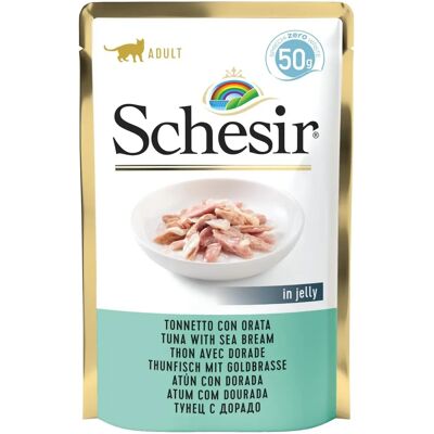 Schesir Katt 50g Tonfisk Dorade - Kattmat Schesir Katt 50g Tonfisk Dorade - Kattmat