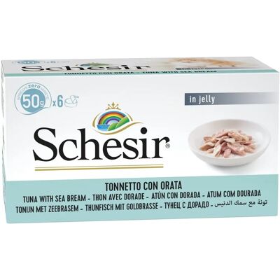 Schesir Atún con Dorado Pack Multiplicador - Comida húmeda para gatos Schesir Atún con Dorado Pack Multiplicador - Comida húmeda para gatos