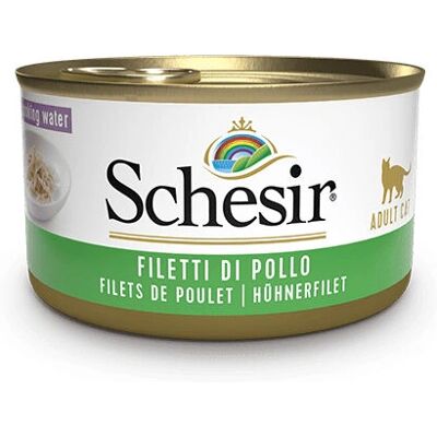 Schesir Kattenvoer in Gel 85g - Natuurlijk met Kip & Vis Schesir Kattenvoer in Gel 85g - Natuurlijk met Kip & Vis
