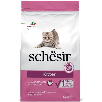 Schesir Kitten csirke - Macskatáp - Száraz élelem Schesir Kitten csirke - Macskatáp - Száraz élelem