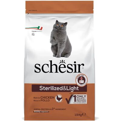 Schesir Sterilized & Light csirke - Macskatáp Schesir Sterilized & Light csirke - Macskatáp