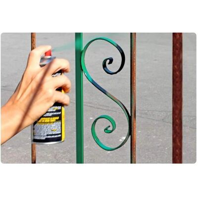 SARATOGA Fernovus Spray Ruggine Diretta - Vernice Spray - 400ml - Grigio Forgiato SARATOGA Fernovus Spray Ruggine Diretta - Vernice Spray - 400ml - Grigio Forgiato