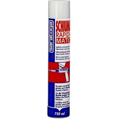 Schiuma poliuretanica Saratoga 750 ml Matic - Sigillante in bombola Schiuma poliuretanica Saratoga 750 ml Matic - Sigillante in bombola