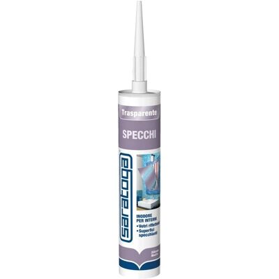 Saratoga Silicone Neutro 280ml - Specchi e Vetro Saratoga Silicone Neutro 280ml - Specchi e Vetro