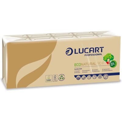 EcoNatural Lucart - Modello 843166J - Fazzoletti a Quattro Strati - Tissue Paper EcoNatural Lucart - Modello 843166J - Fazzoletti a Quattro Strati - Tissue Paper