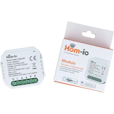 Modulo intelligente Hom-io per tende e tapparelle Modulo intelligente Hom-io per tende e tapparelle