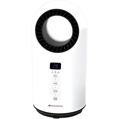 Chauffage de table en céramique sans pales MELCHIONI avec commandes tactiles - 1500W Chauffage de table en céramique sans pales MELCHIONI avec commandes tactiles - 1500W