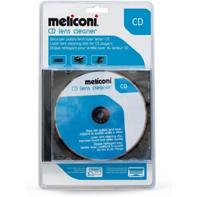 Meliconi 621011 Schoonmaakmiddel - Laserlensreiniger - Accessoire voor cd-speler Meliconi 621011 Schoonmaakmiddel - Laserlensreiniger - Accessoire voor cd-speler