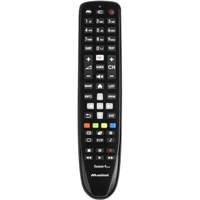 Meliconi Gumbody Personal 4 plus Fjärrkontroll - TV-tillbehör Meliconi Gumbody Personal 4 plus Fjärrkontroll - TV-tillbehör