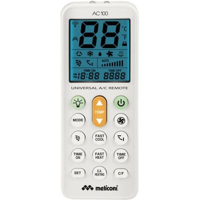 Meliconi Universal Fjärrkontroll för A/C 99100 Meliconi Universal Fjärrkontroll för A/C 99100