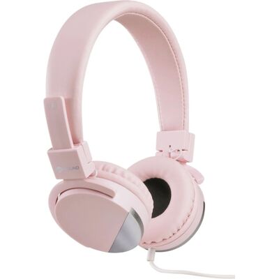 Meliconi MySound Speak Metal Pink Headset - Over-Ear Kopfhörer Meliconi MySound Speak Metal Pink Headset - Over-Ear Kopfhörer