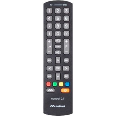 Meliconi Control 2.1 Controle Remoto - IR Wireless para TV & STB Meliconi Control 2.1 Controle Remoto - IR Wireless para TV & STB