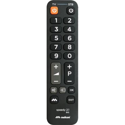 Meliconi Speedy 2.1 BIG Telecomando - TV & Decoder Meliconi Speedy 2.1 BIG Telecomando - TV & Decoder