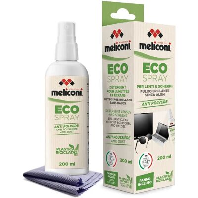 Meliconi Eco Spray LCD/LED/Plasma - Pulitore schermi e lenti, 200ml Meliconi Eco Spray LCD/LED/Plasma - Pulitore schermi e lenti, 200ml