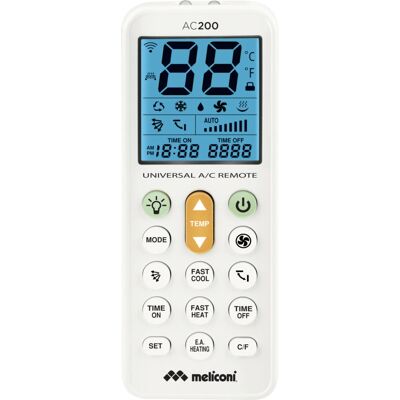 Meliconi AC200 Afstandsbediening - Airco Meliconi AC200 Afstandsbediening - Airco