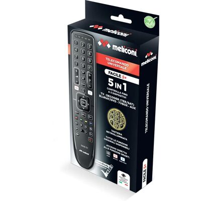 Meliconi Gumbody Facile 5+ Dálkový ovladač - Systém Meliconi Gumbody Facile 5+ Dálkový ovladač - Systém