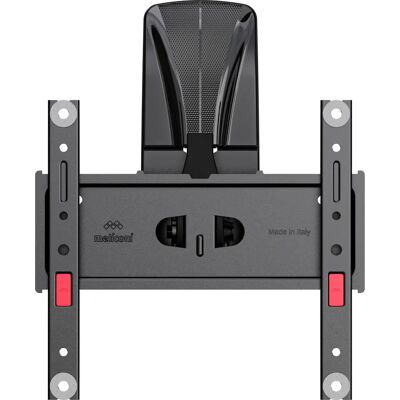 Meliconi - GS RS200 PLUS FB CG - Noir - Rouge - Support TV - Publicité Meliconi - GS RS200 PLUS FB CG - Noir - Rouge - Support TV - Publicité
