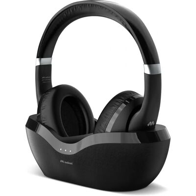 Meliconi 497338 Casque TV - Casque Bluetooth sans fil avec Station de Charge - Publicité Meliconi 497338 Casque TV - Casque Bluetooth sans fil avec Station de Charge - Publicité
