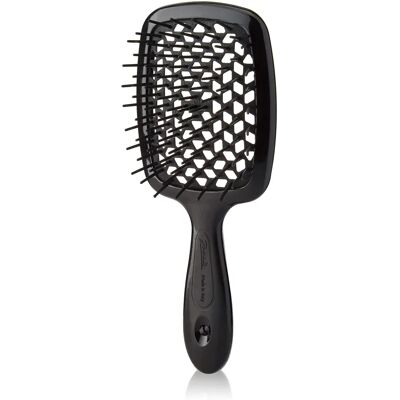 Janeke Carbon Fibre Pneumatic Haarbürste - 22cm - Schwarz - Für Alle Haartypen Janeke Carbon Fibre Pneumatic Haarbürste - 22cm - Schwarz - Für Alle Haartypen