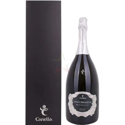 Canella Prosecco Valdobbiadene Extra Trocken DOCG 2022 - 1,5L Geschenkbox Canella Prosecco Valdobbiadene Extra Trocken DOCG 2022 - 1,5L Geschenkbox