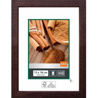 Cornice in legno FSC marrone scuro Obi - Cornice Cornice in legno FSC marrone scuro Obi - Cornice